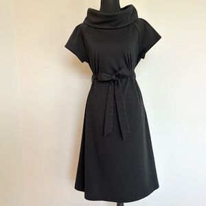 Gap Maternity Black Cowl Neck Fit & Flare Dress – Size Small